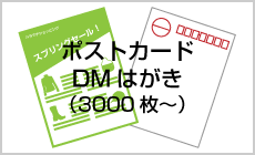 はがき・DM（3000枚～）